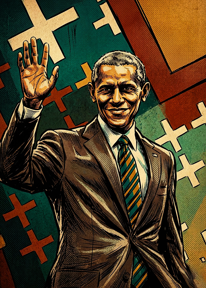 Barack Obama Pop Art Portrait