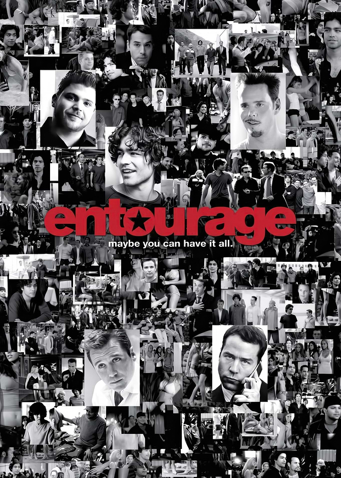 Entourage TV Show Collage Poster