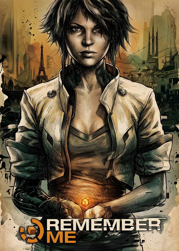 Remember Me Nilin Video Game Poster