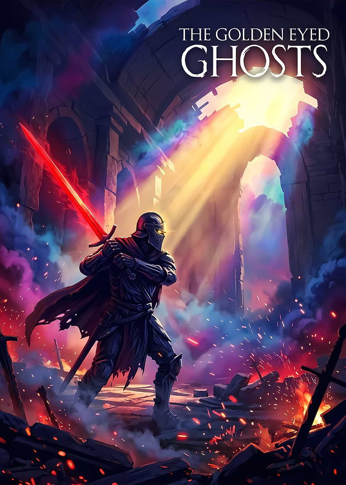 The Golden Eyed Ghosts Fantasy Poster
