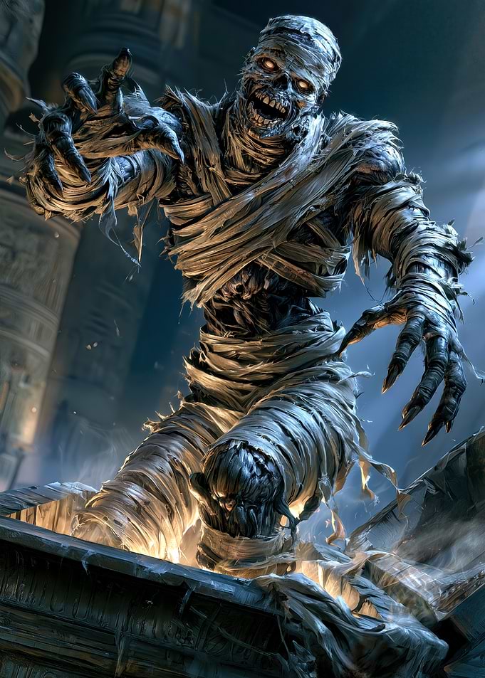 Ancient Undead Mummy Rising