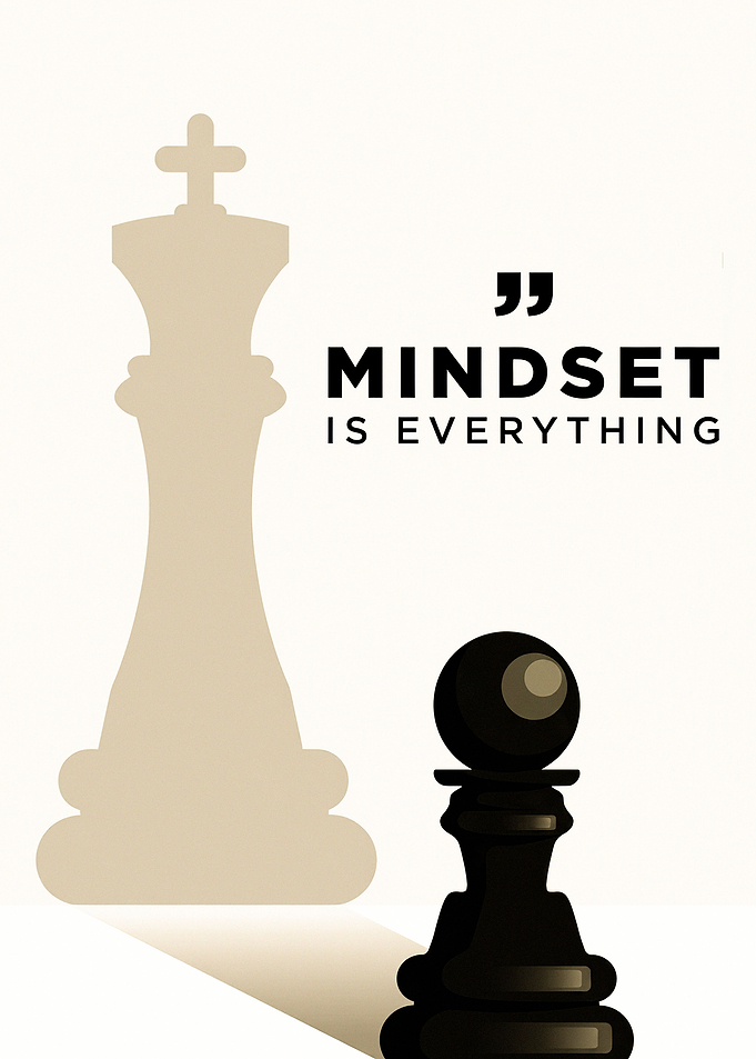 Mindset Is Everything Chess Poster