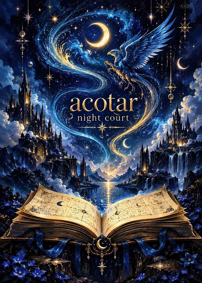 ACOTAR Night Court Fantasy Book Art