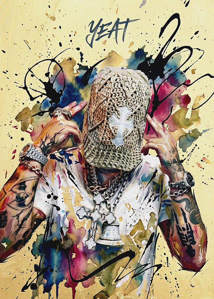 Yeat Artistic Portrait