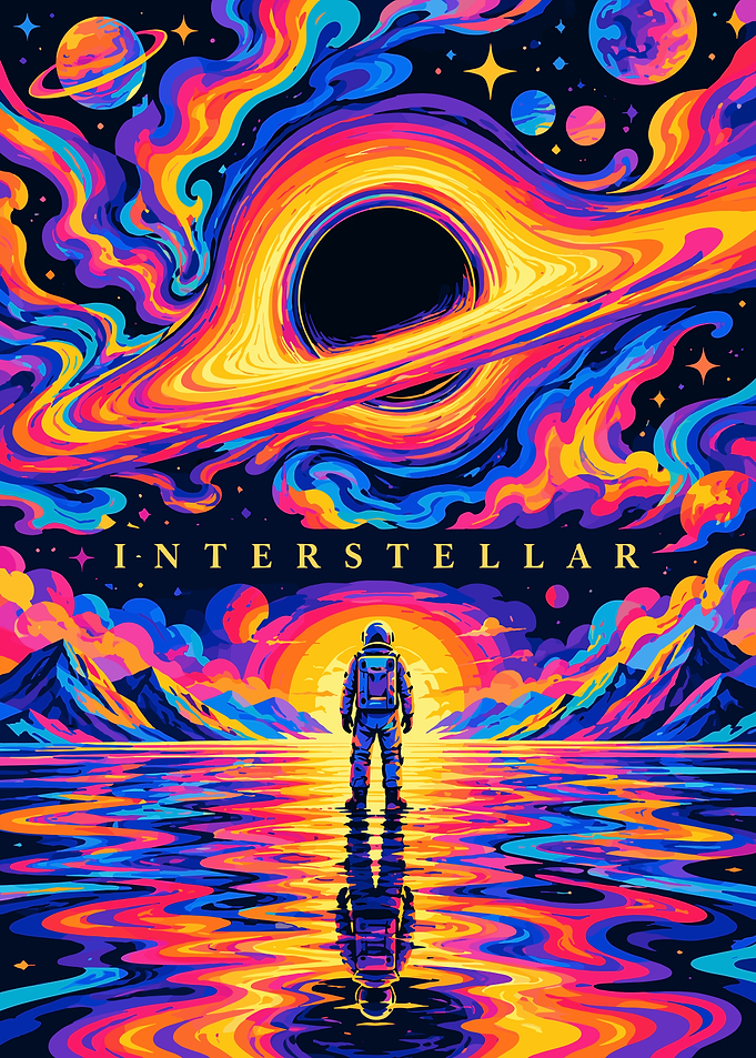Interstellar Psychedelic Space Art