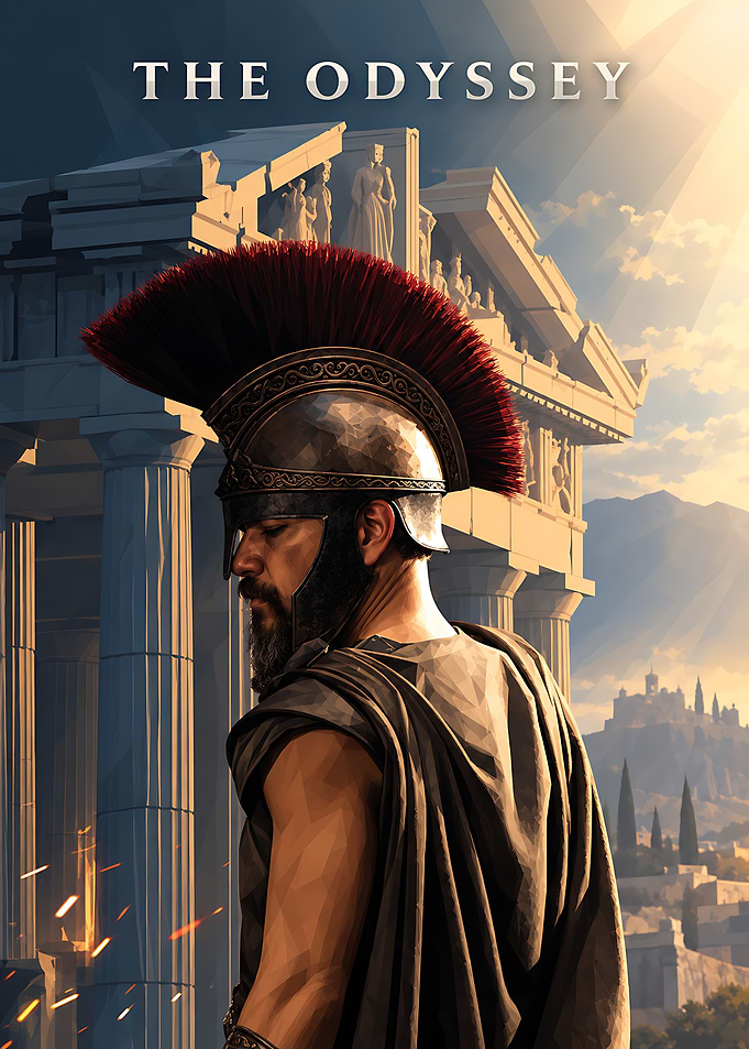 The Odyssey Greek Warrior Poster