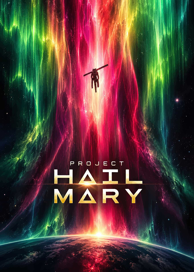 Project Hail Mary Space Poster