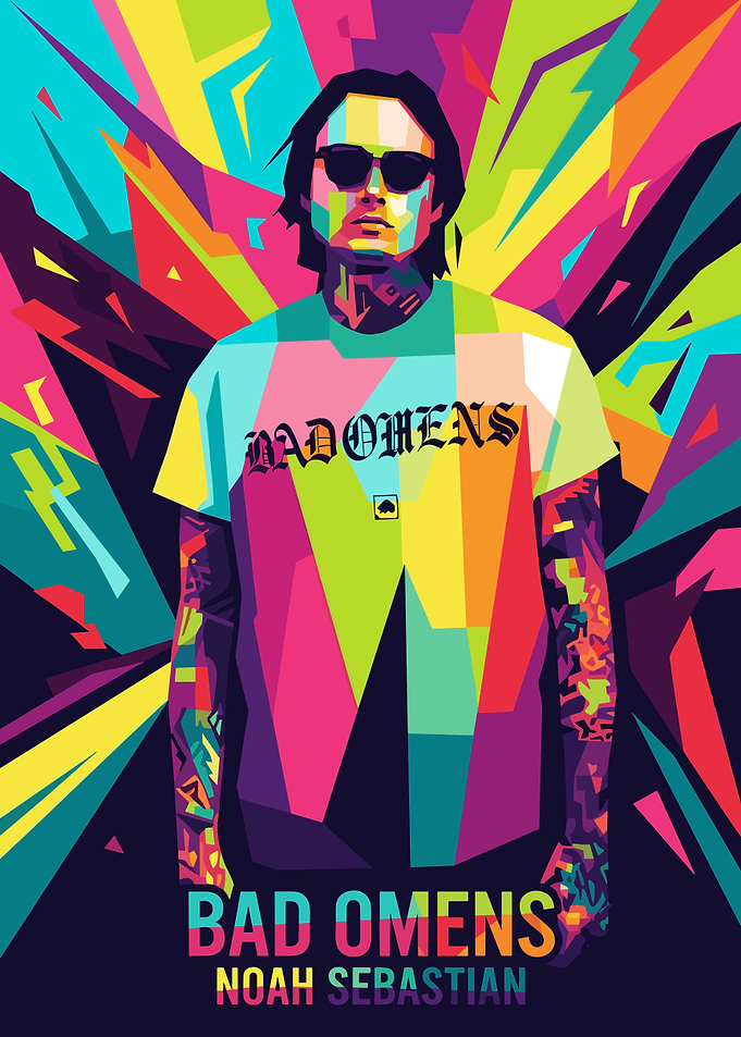 Noah Sebastian Bad Omens Pop Art