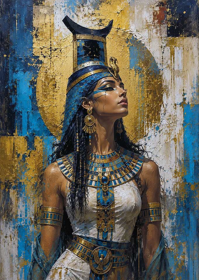 Egyptian Goddess Nephthys Portrait