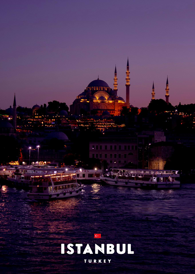 Istanbul Skyline at Twilight