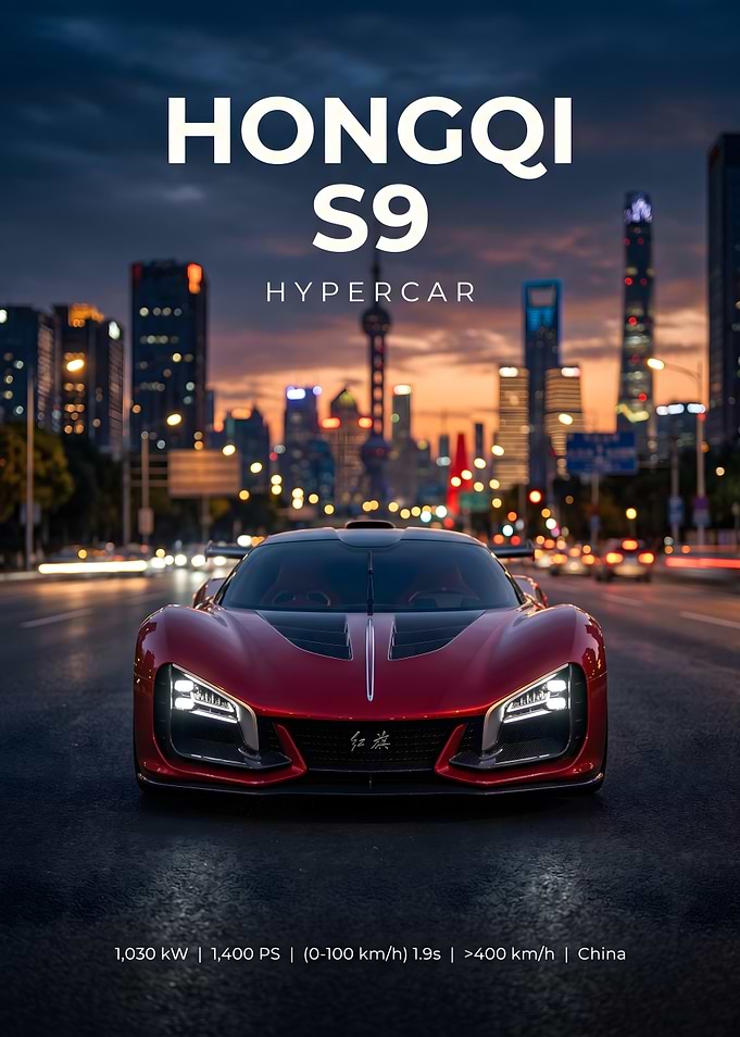Hongqi S9 Hypercar in Shanghai