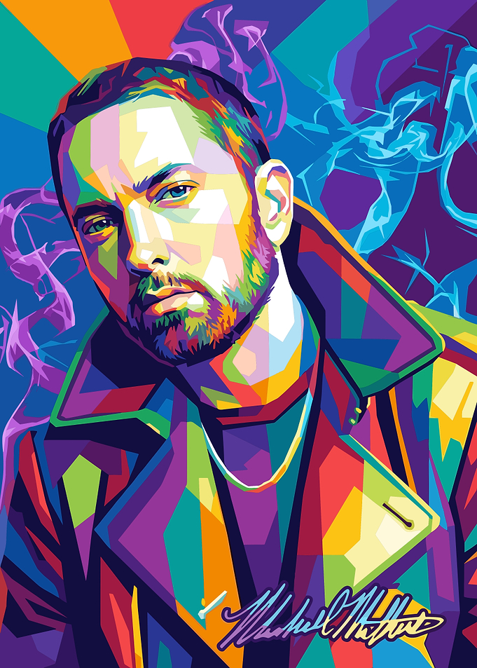 Eminem Pop Art Portrait