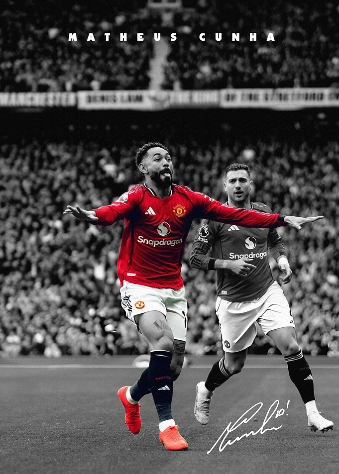 Matheus Cunha Manchester Poster