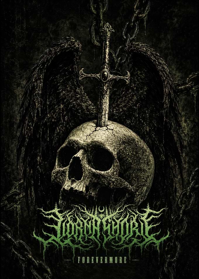 Lorna Shore Forevermore Skull Art