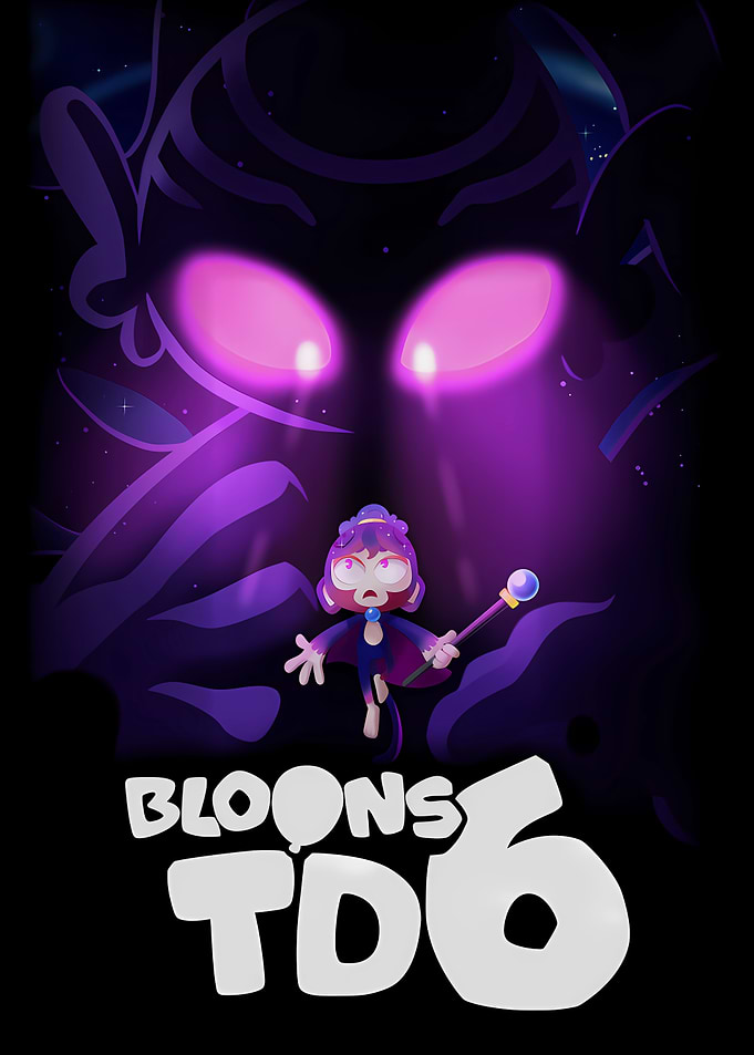 Bloons TD 6 Wizard Monkey Poster