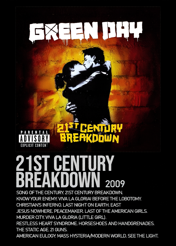 Green Day 21st Century Breakdown Poster