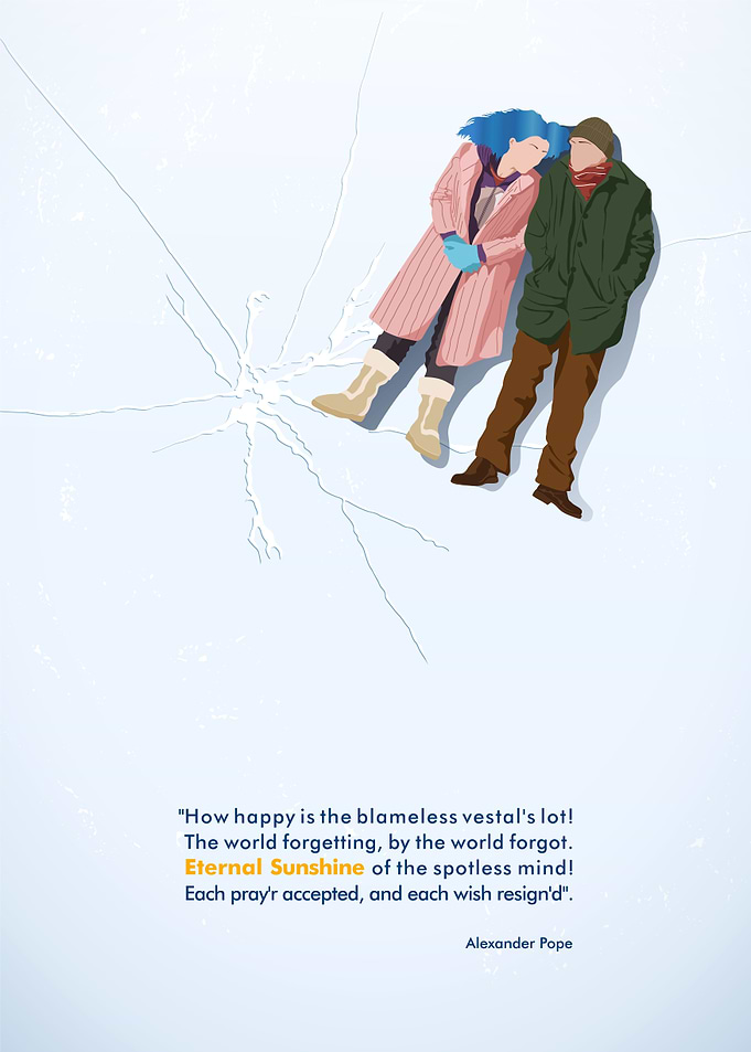 Alexander Pope's Poem Eternal Sunshine Poster