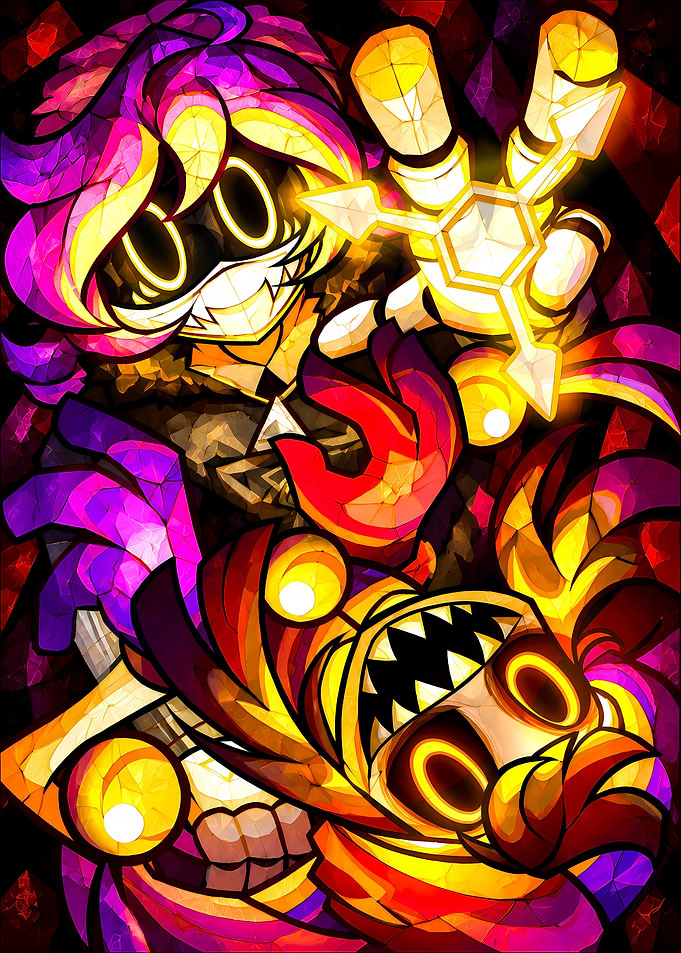 Cyn and Uzi Stained Glass Art