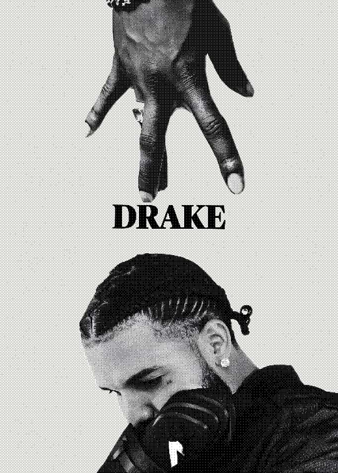 Drake Portrait Poster