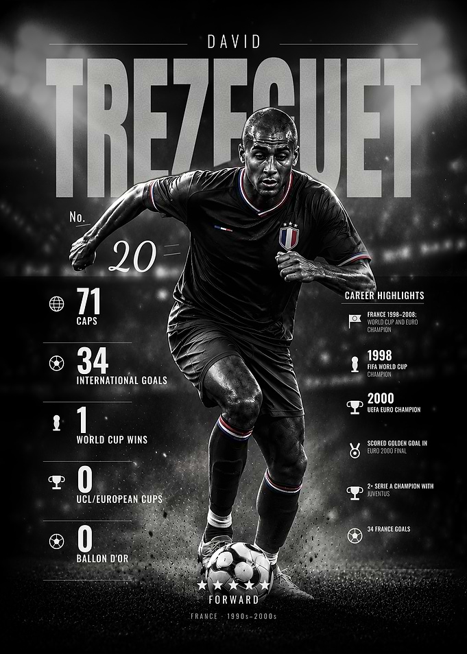 David Trezeguet - France No. 20