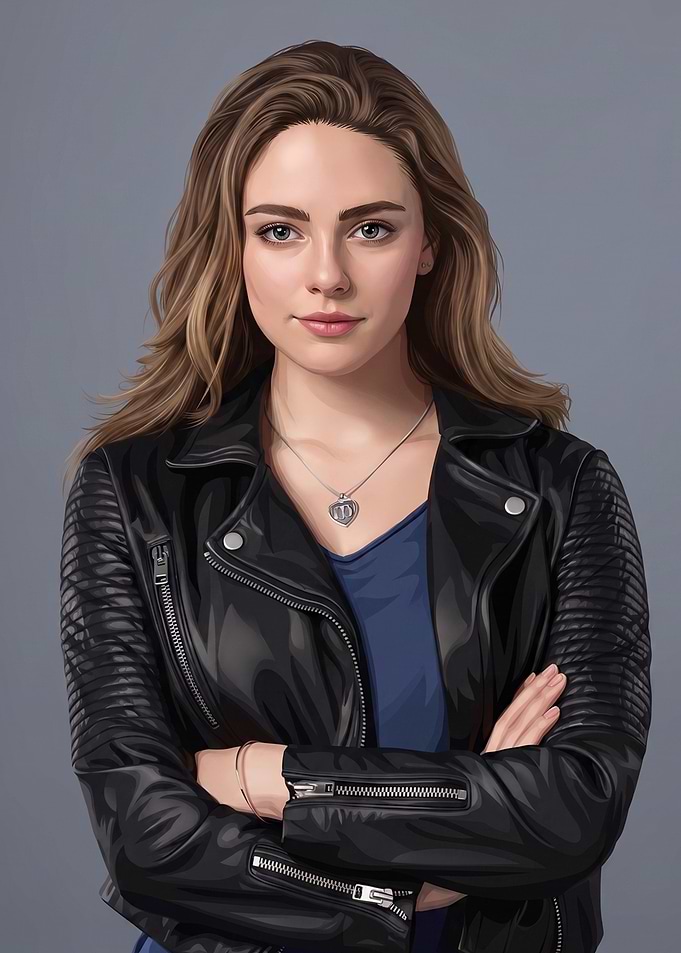 Danielle Rose Russell Digital Portrait