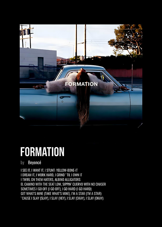 Formation Song Poster