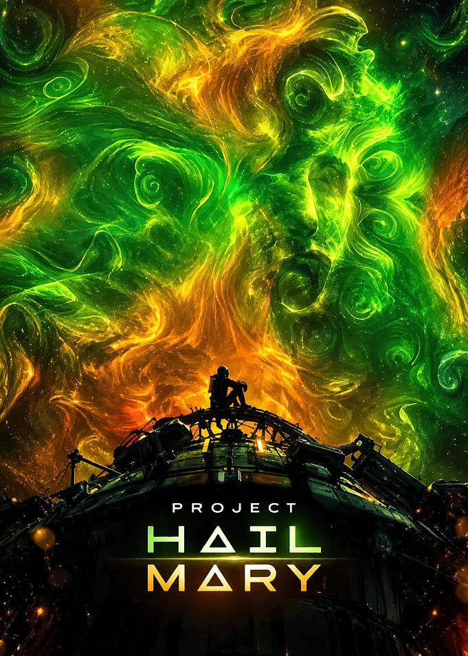 Project Hail Mary Space Poster