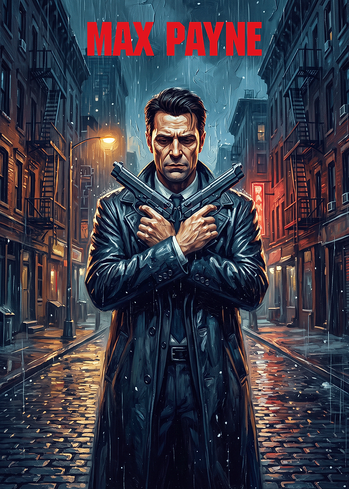 Max Payne Action Poster