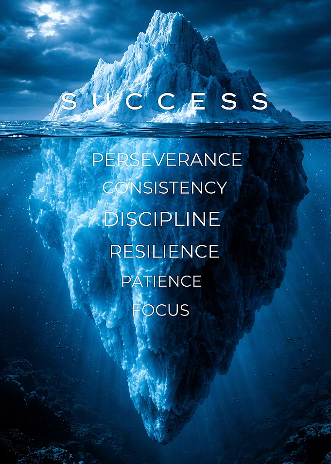 Success Iceberg Inspirational Poster