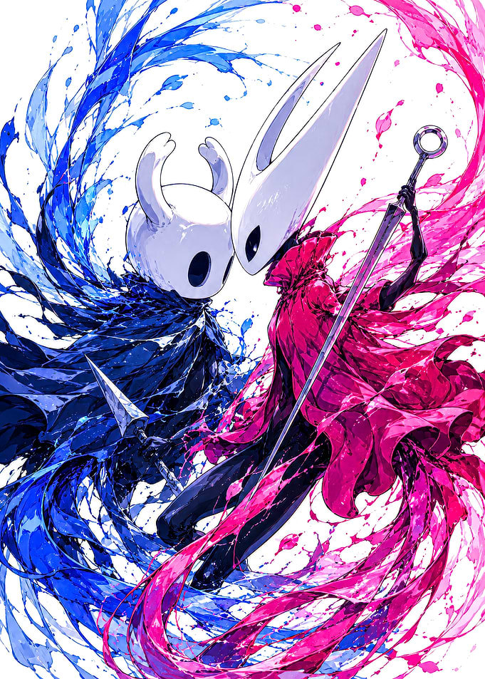 Hollow Knight and Hornet Dynamic Duo