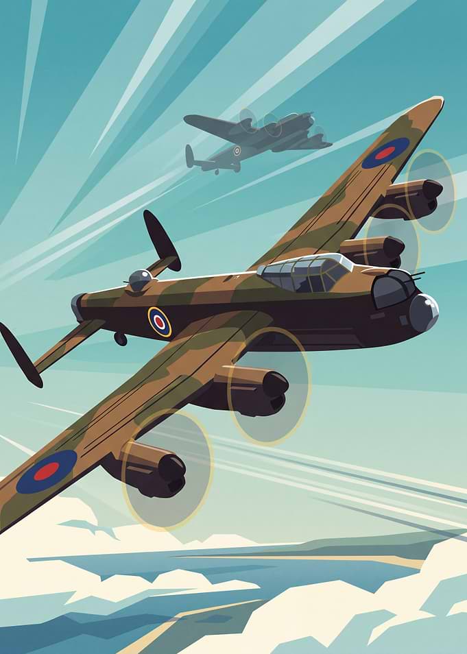 Avro Lancaster Bomber Pixel