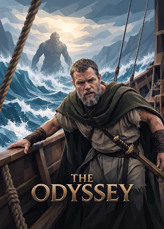 The Odyssey Odysseus and Cyclops Poster