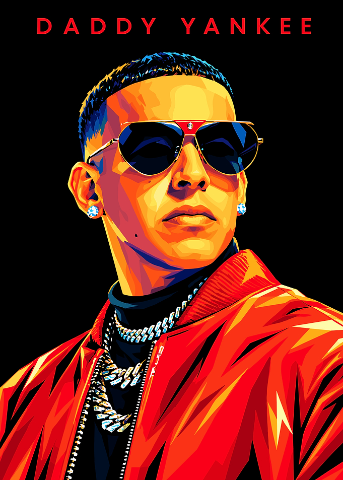 Daddy Yankee Pop Art Portrait