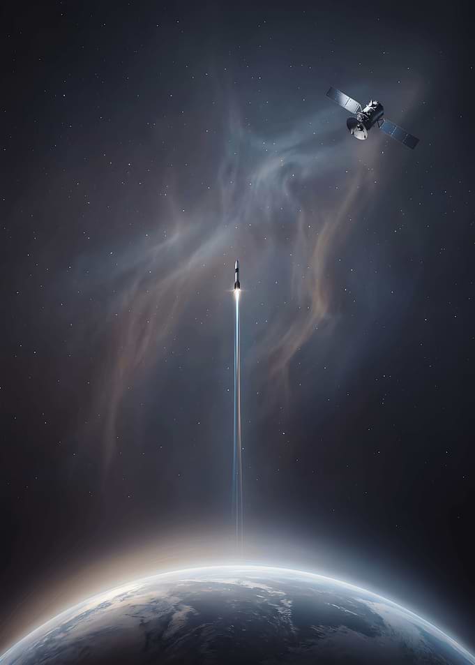 Rocket Launching into Deep Space
