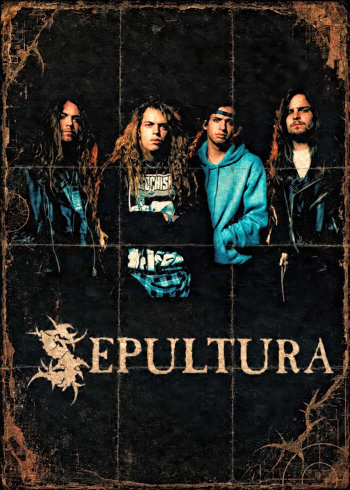 Sepultura Vintage Metal Band Poster