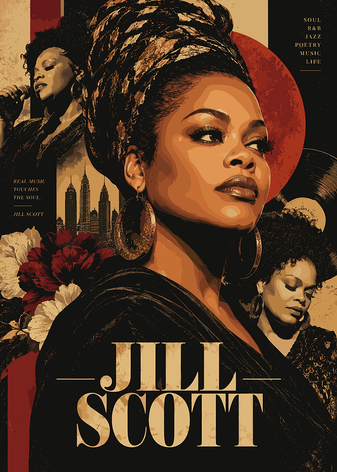 Jill Scott Soul Music Tribute Poster