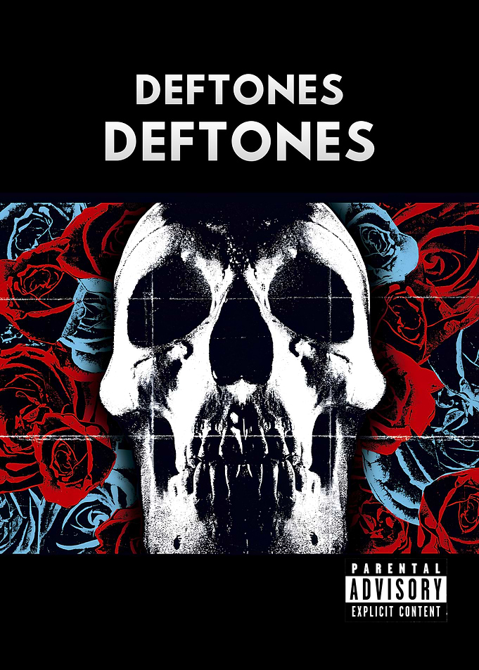 Deftones Skull and Roses Poster