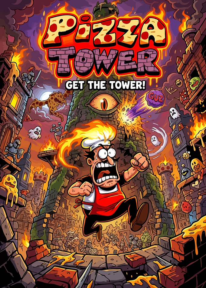 Pizza Tower Video Game Poster
