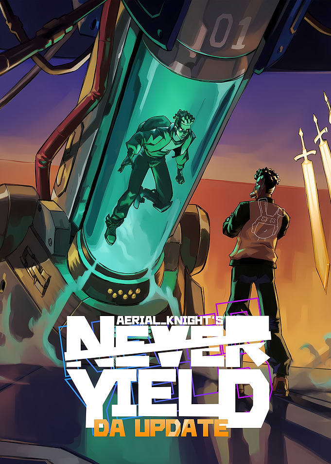 Aerial_Knight's Never Yield Da Update Poster