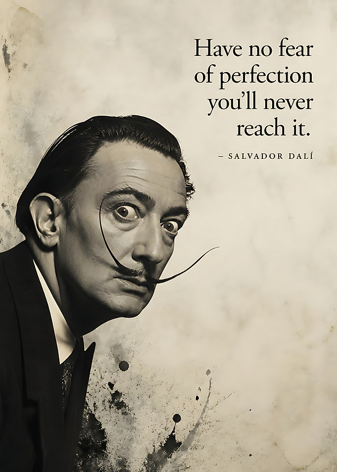 Salvador Dali Inspirational Quote Poster