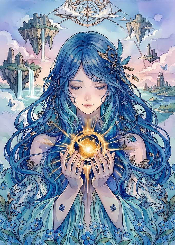 Goddess of Light and Floating Isles