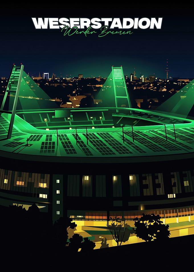 Weserstadion Werder Bremen Night