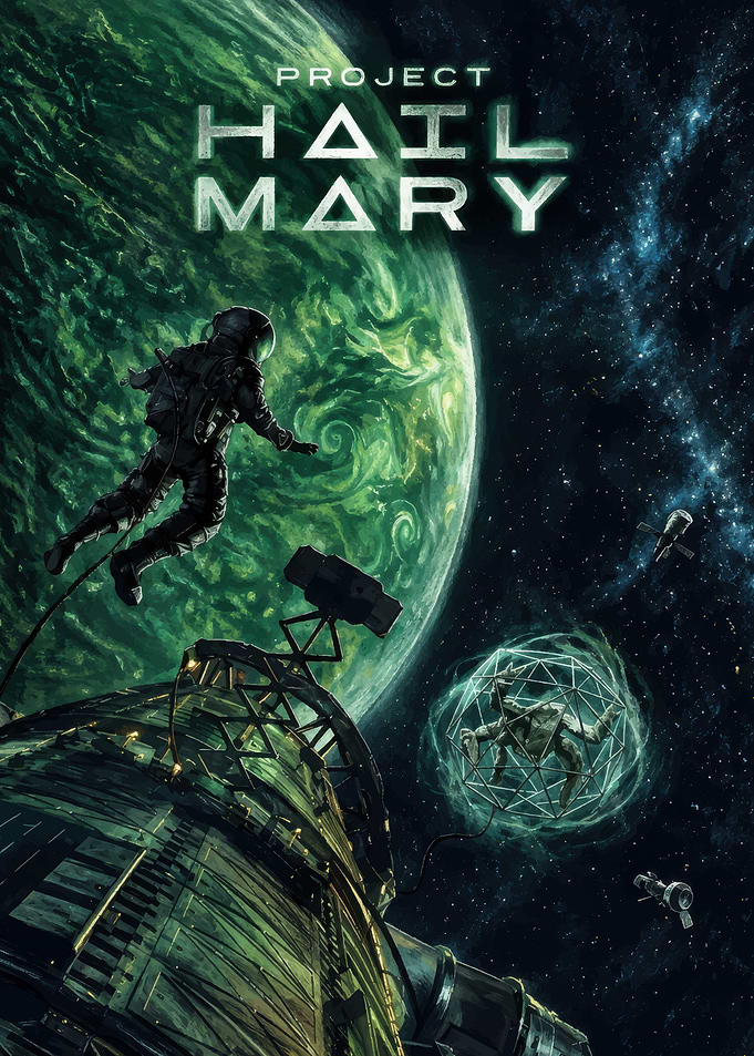 Project Hail Mary Space Poster