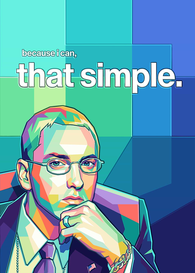 Eminem Pop Art Portrait
