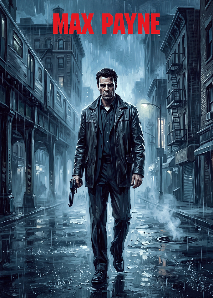 Max Payne City Poster