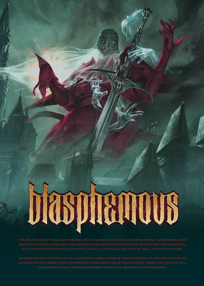 Blasphemous Game Poster Art