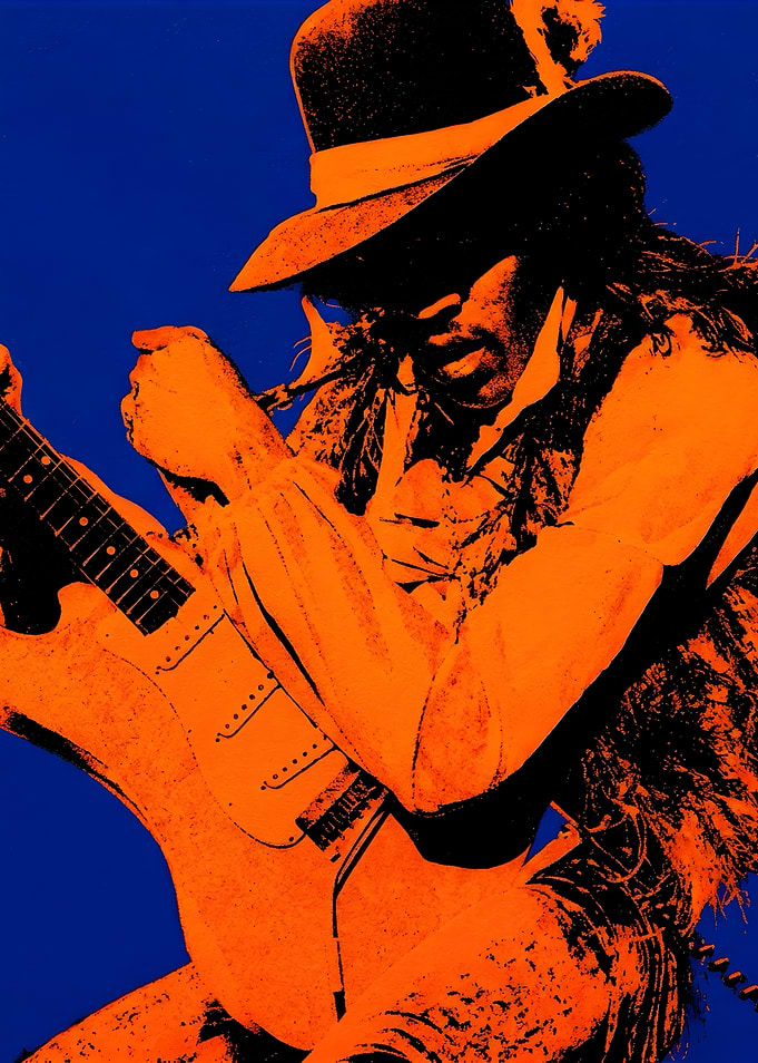 Jimi Hendrix Pop Art Portrait