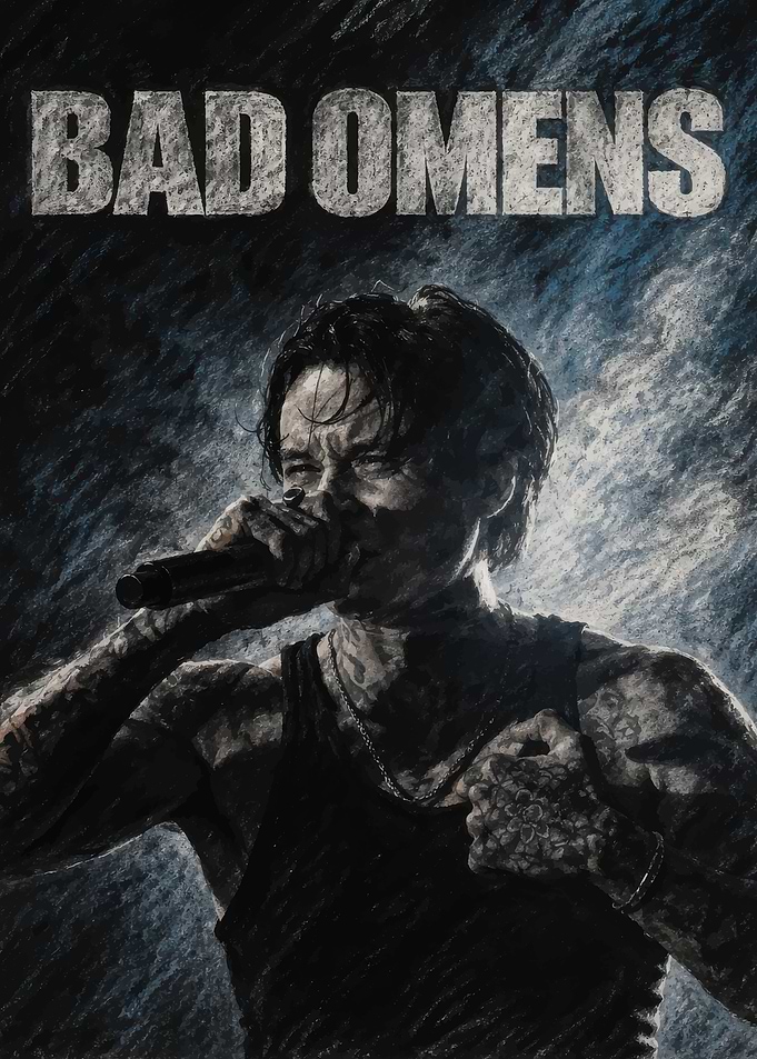 Bad Omens Noah Sebastian Portrait
