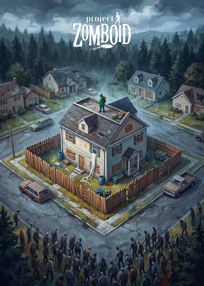 Project Zomboid Survival Scene