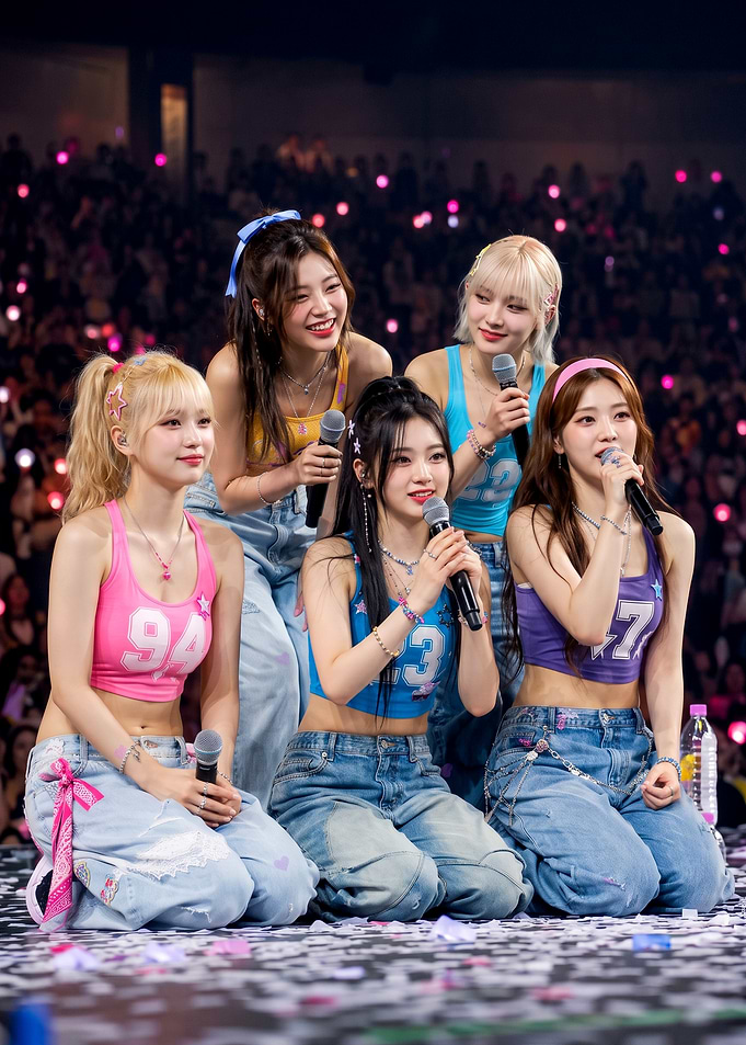 Rescene K-pop girl group poster